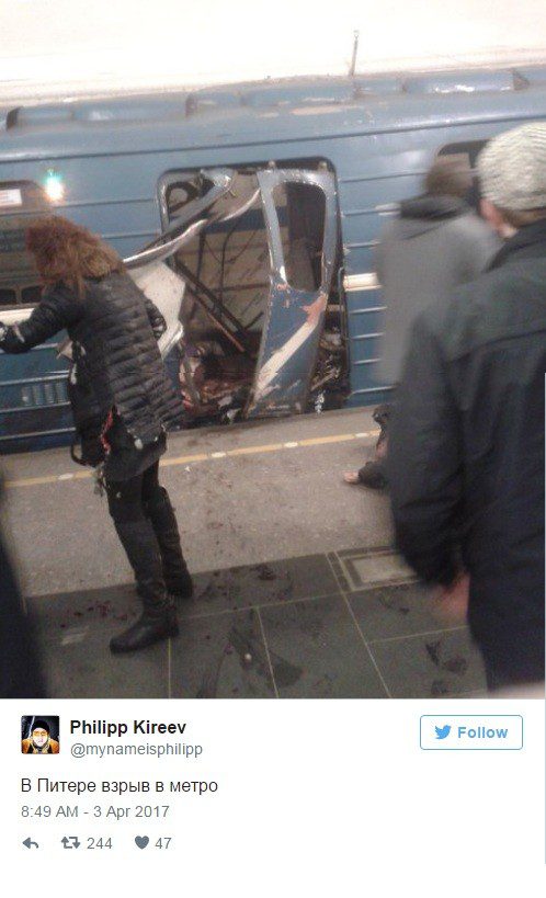 Explosão causa mortes em metrô da Rússia