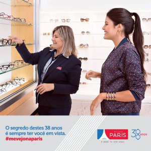 Óticas Paris lançam campanha de 38 anos - MP Publicidade