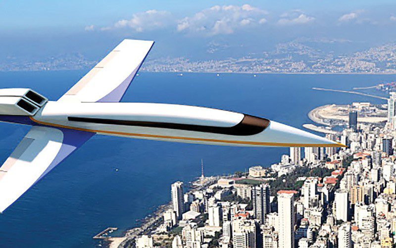 A aeronave será idealizada para acomodar 22 passageiros, podendo realizar voos a 1.700 km/h