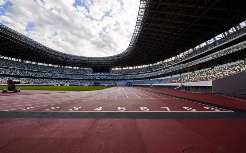 Mundial de Atletismo de 2025 será em setembro para evitar calor de Tóquio / Estádio Olímpico de Tóquio — Foto: Japan Sport Council/Divulgação