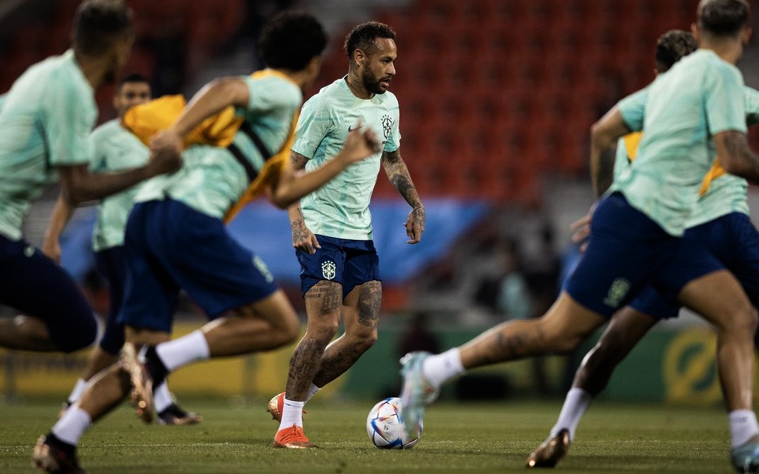 Com Neymar recuperado, Brasil enfrenta Coreia do Sul pelas oitavas - Foto: Lucas Figueiredo/CBF/Direitos Reservados